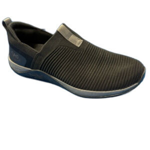 Ryka Men's Black and Gray Slip-On Echo Knit Sneakers size 8.5